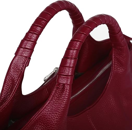 Iswee Leather Satchel Women Purse and Handbag Crossbody Shoulder Bag Hobo